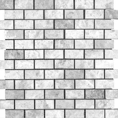 1x2 Polished Brick Mosaic