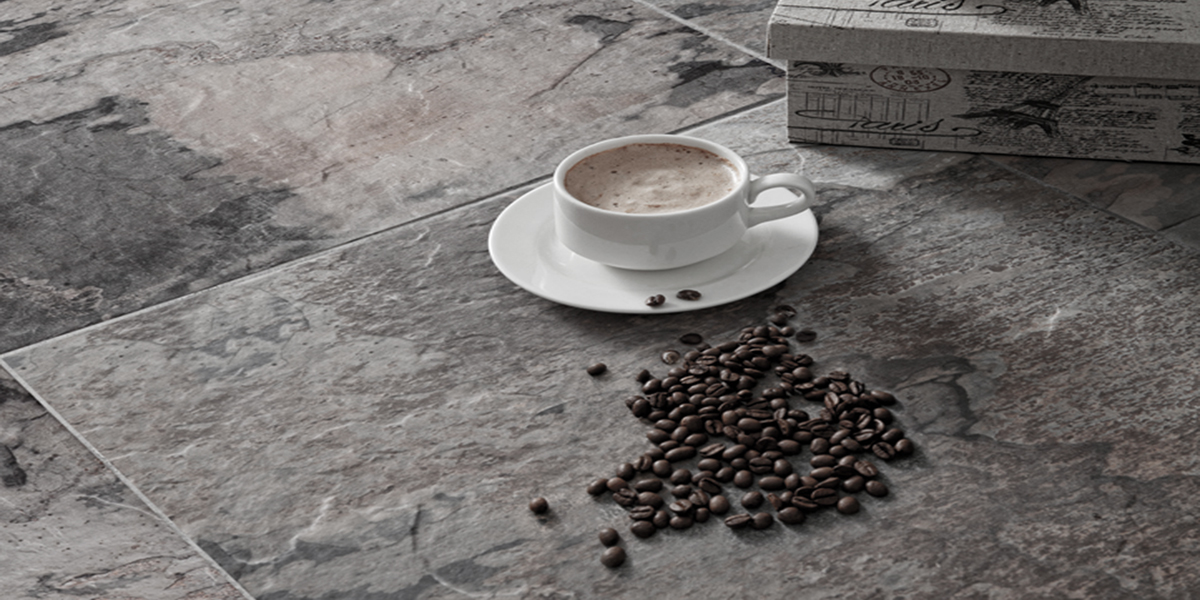Glazed Porcelain Tile Natural Slate-Look Geology Grey | Olympia Tile & Stone