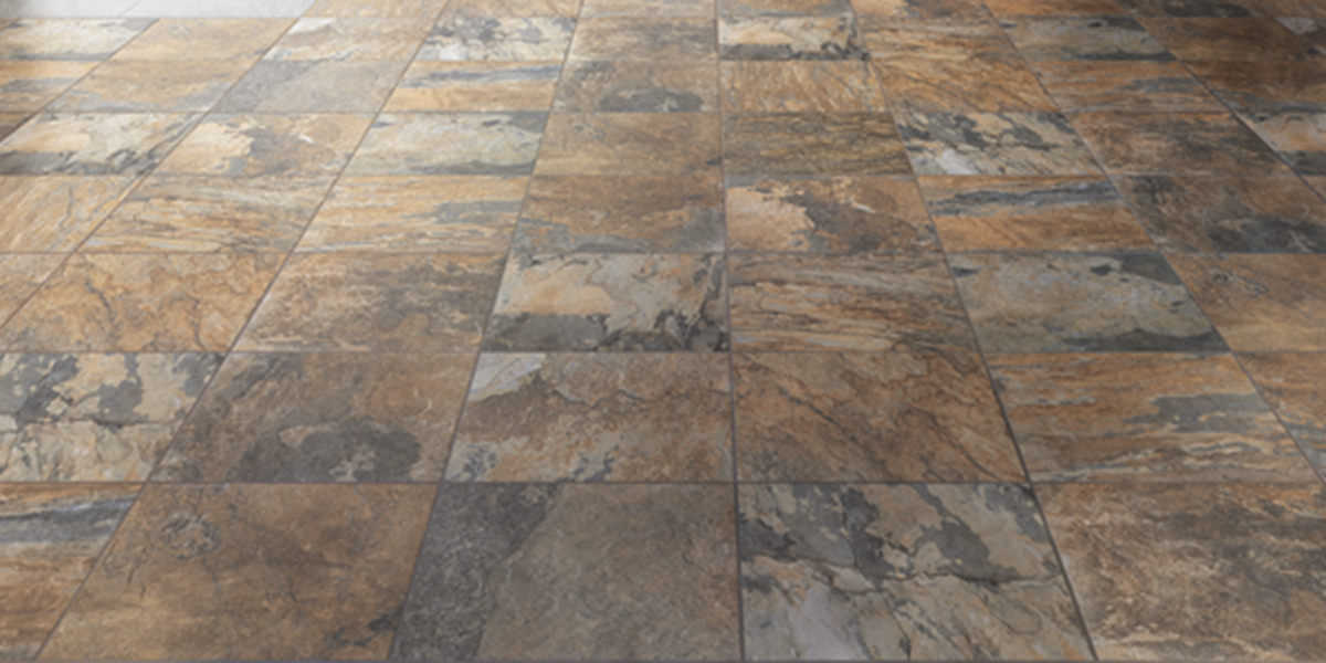 Glazed Porcelain Tile Natural Slate-Look Geology Soil Floor | Olympia Tile & Stone