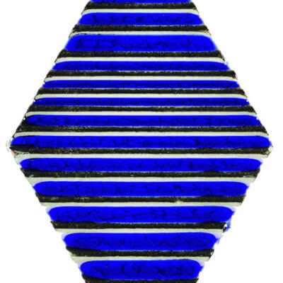 Cobalto Rombo Linear Top Decor