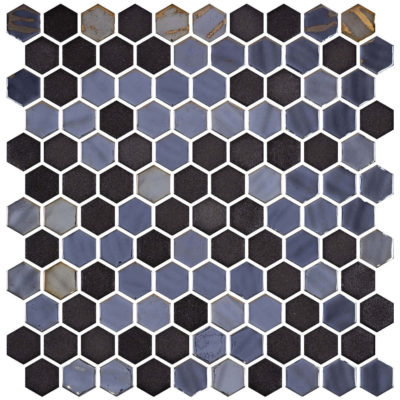 Hexagon Stoneopalo Black Mix